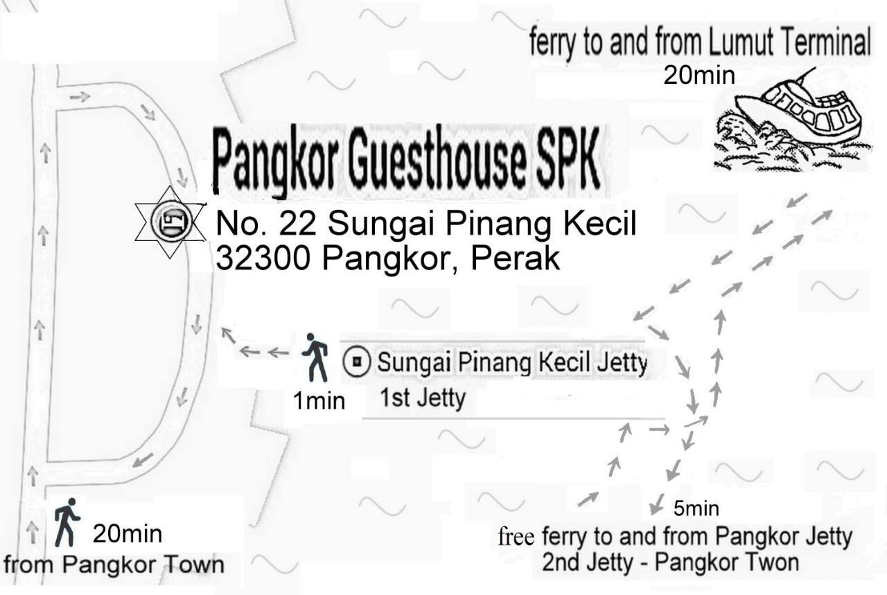 Pangkor Guesthouse Spk Kampong Sungai Udang Exteriör bild